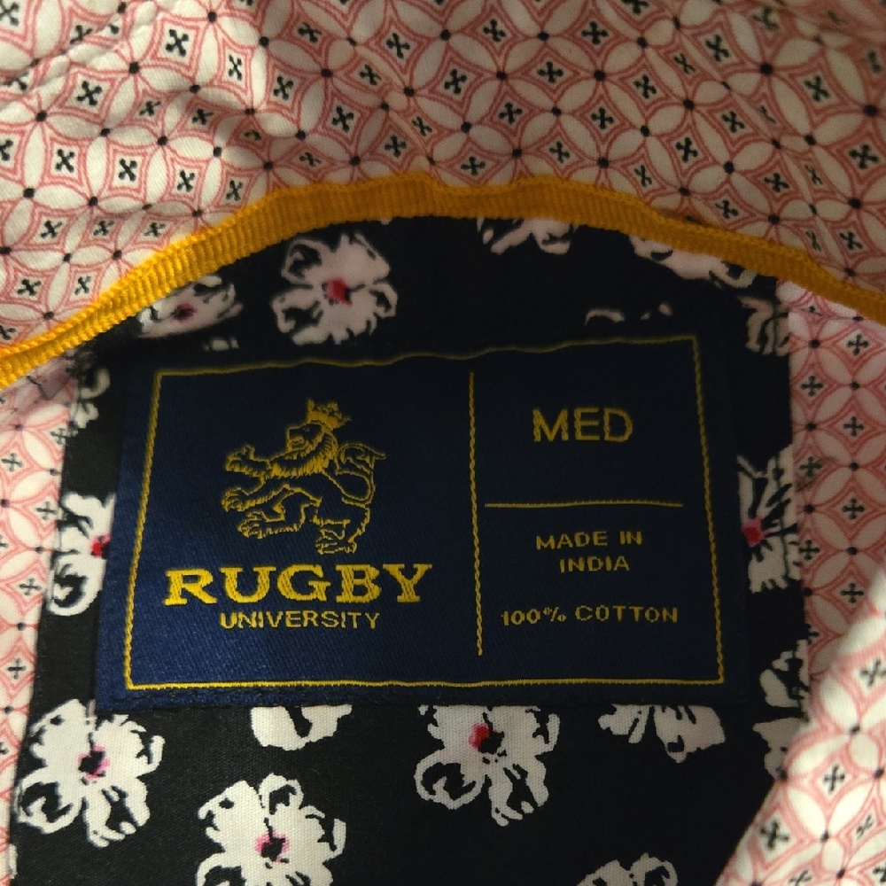 Rugby University Pink Short Sleeve Tee